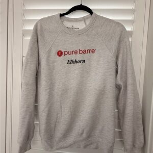 Pure Barre Heather Gray Sweatshirt